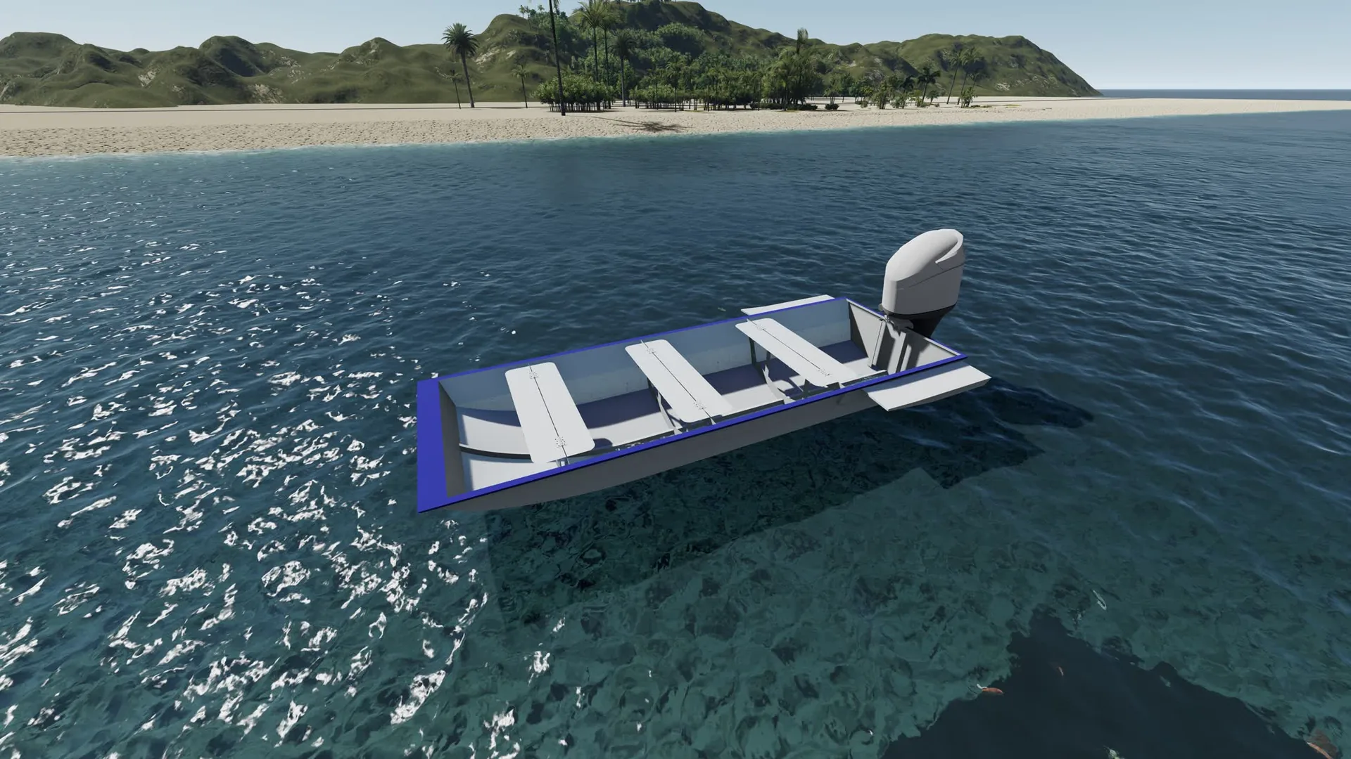 Collapsible Boat Concept Design view 7