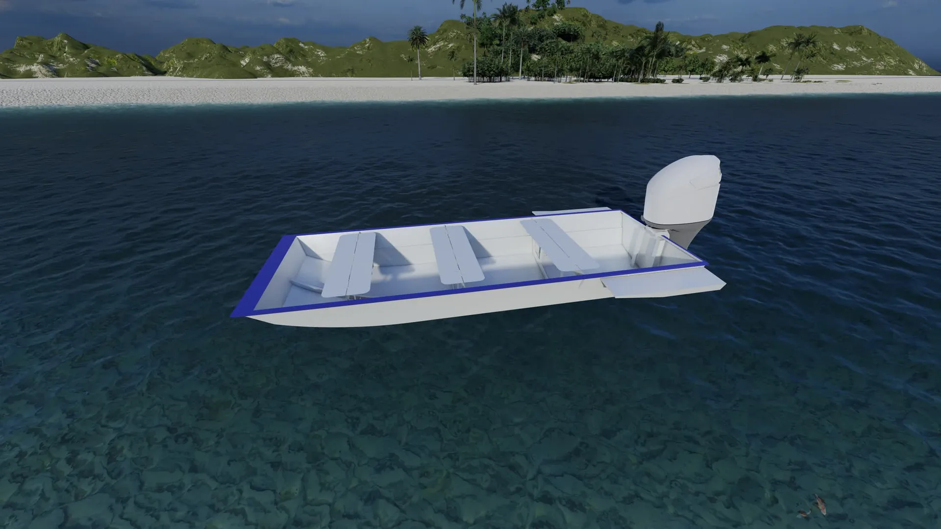 Collapsible Boat Concept Design view 8