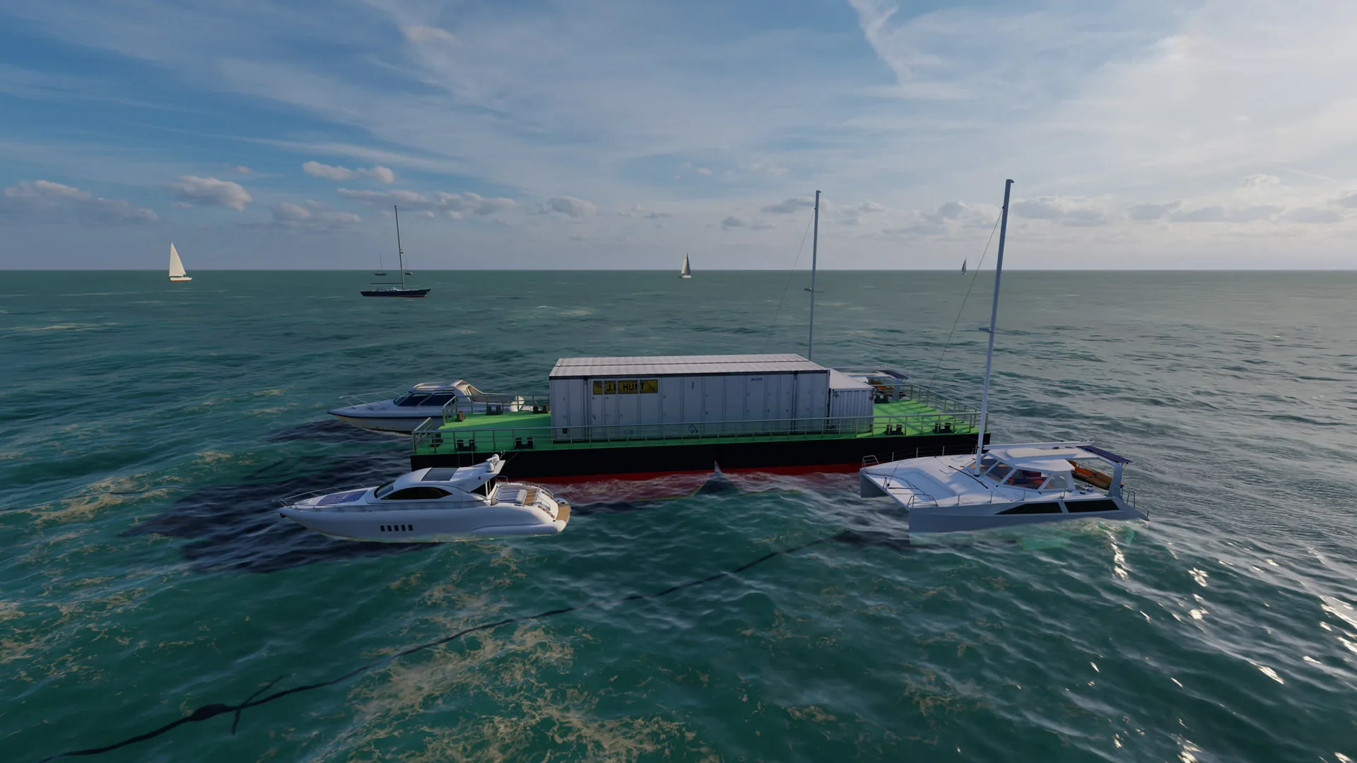 20ft Accommodation Barge view 19