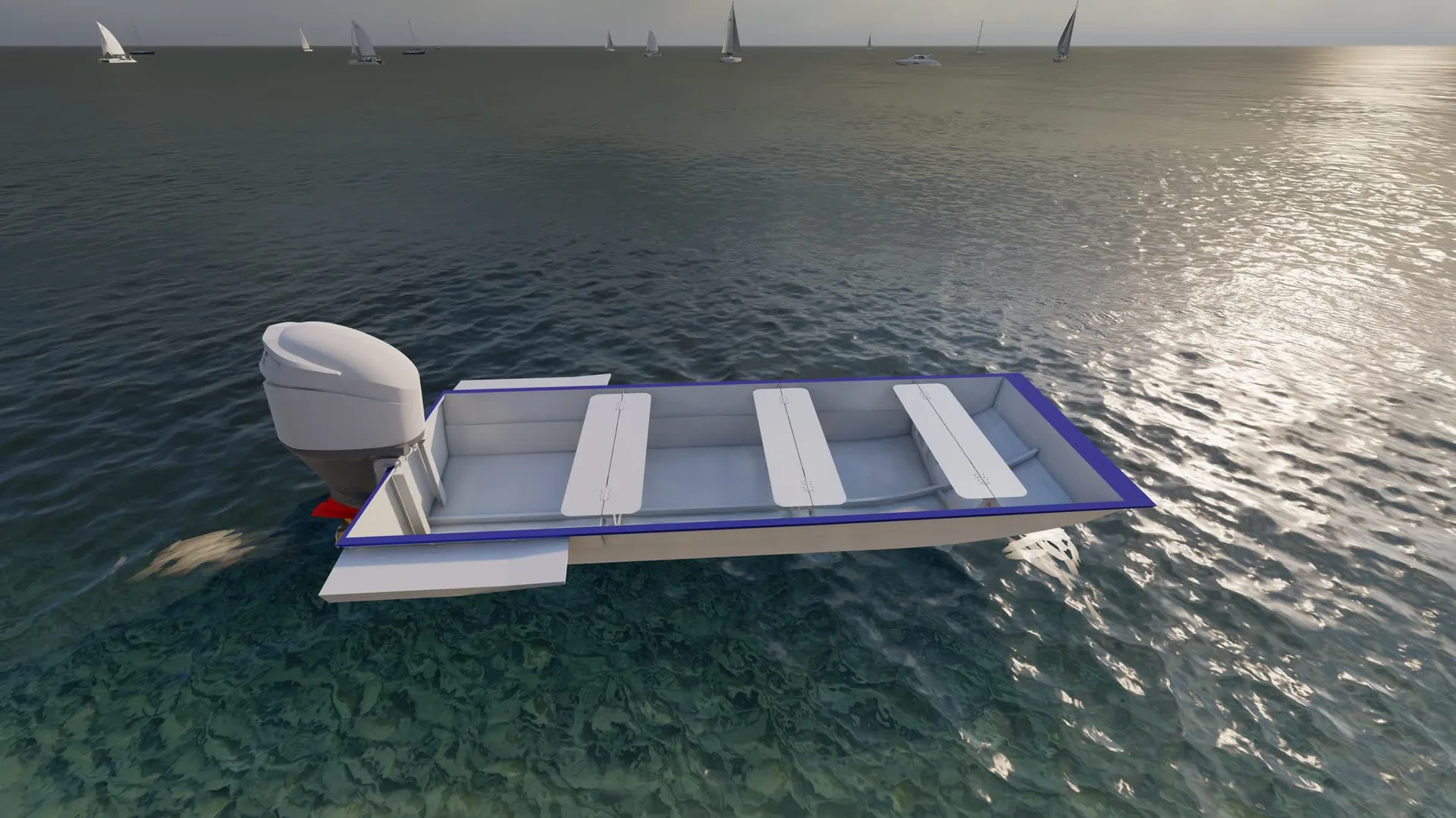Collapsible Boat Concept Design view 11