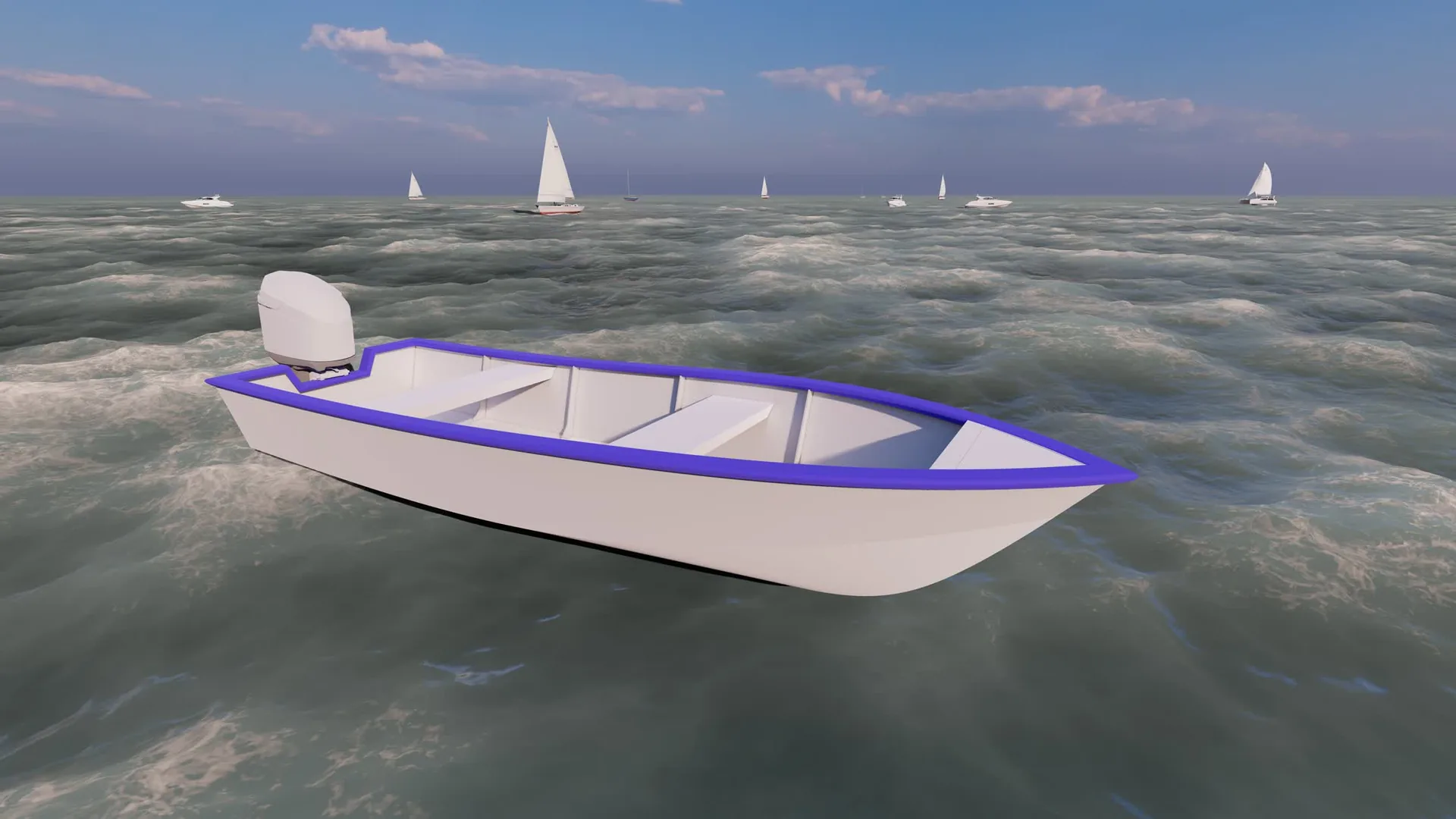 14 ft Rescue Boat Design view 7