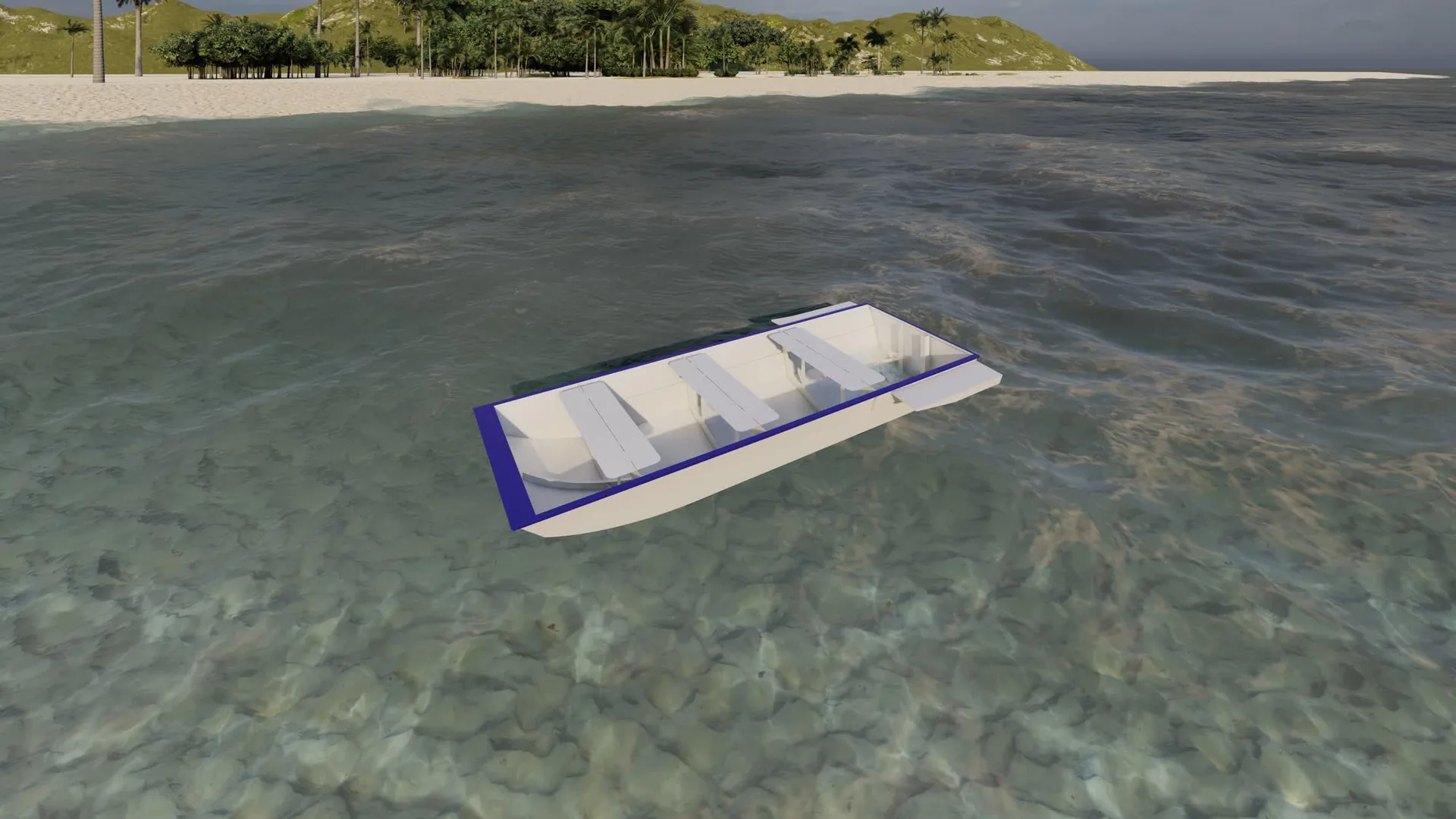 Collapsible Boat Concept Design view 14