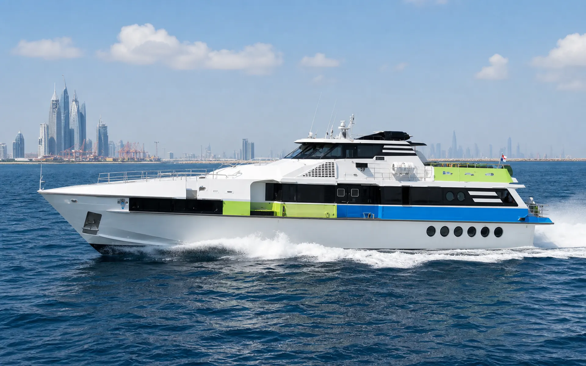 Sea Keepers ferry cruising on a GCC regional route