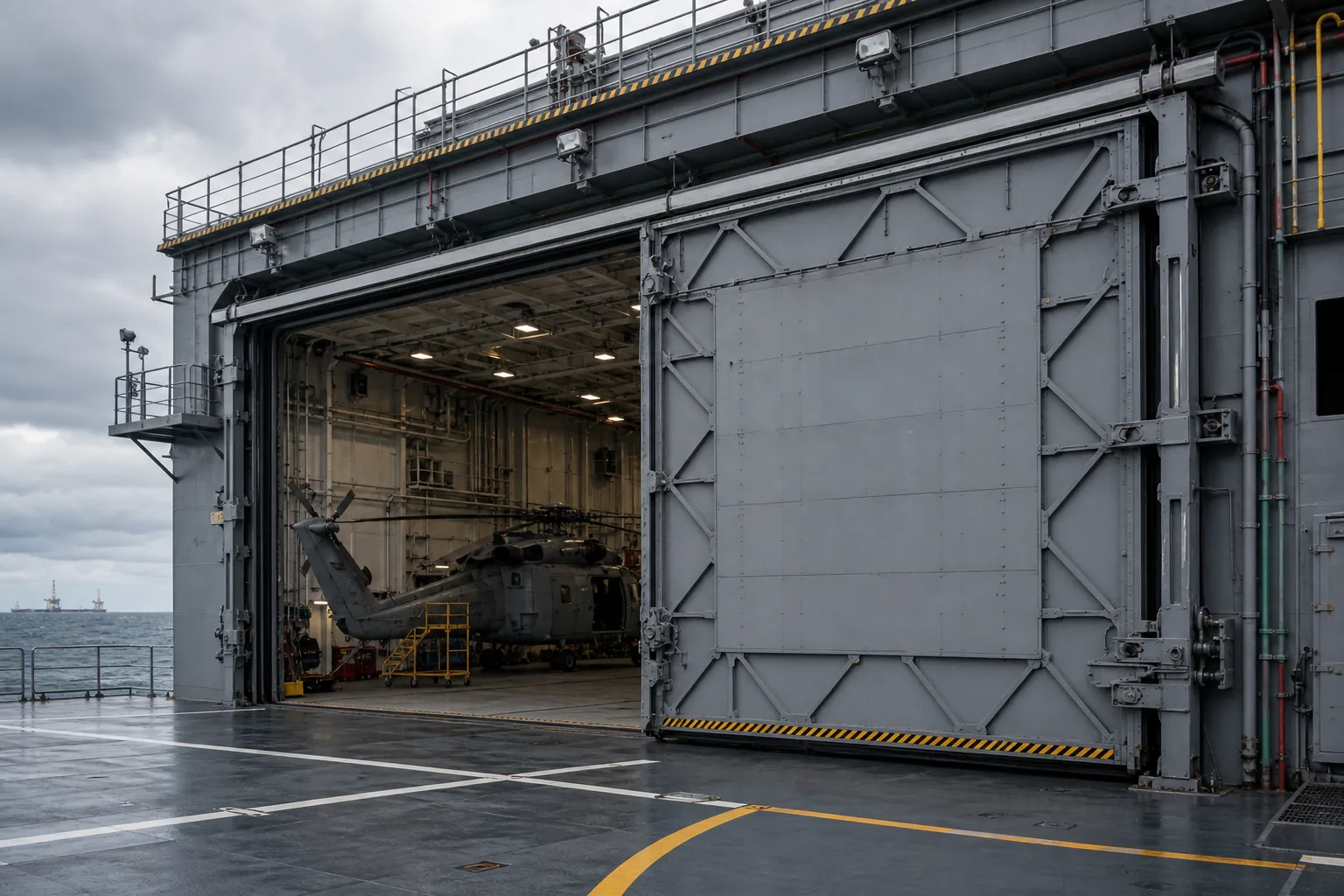 Heli Hangar Door