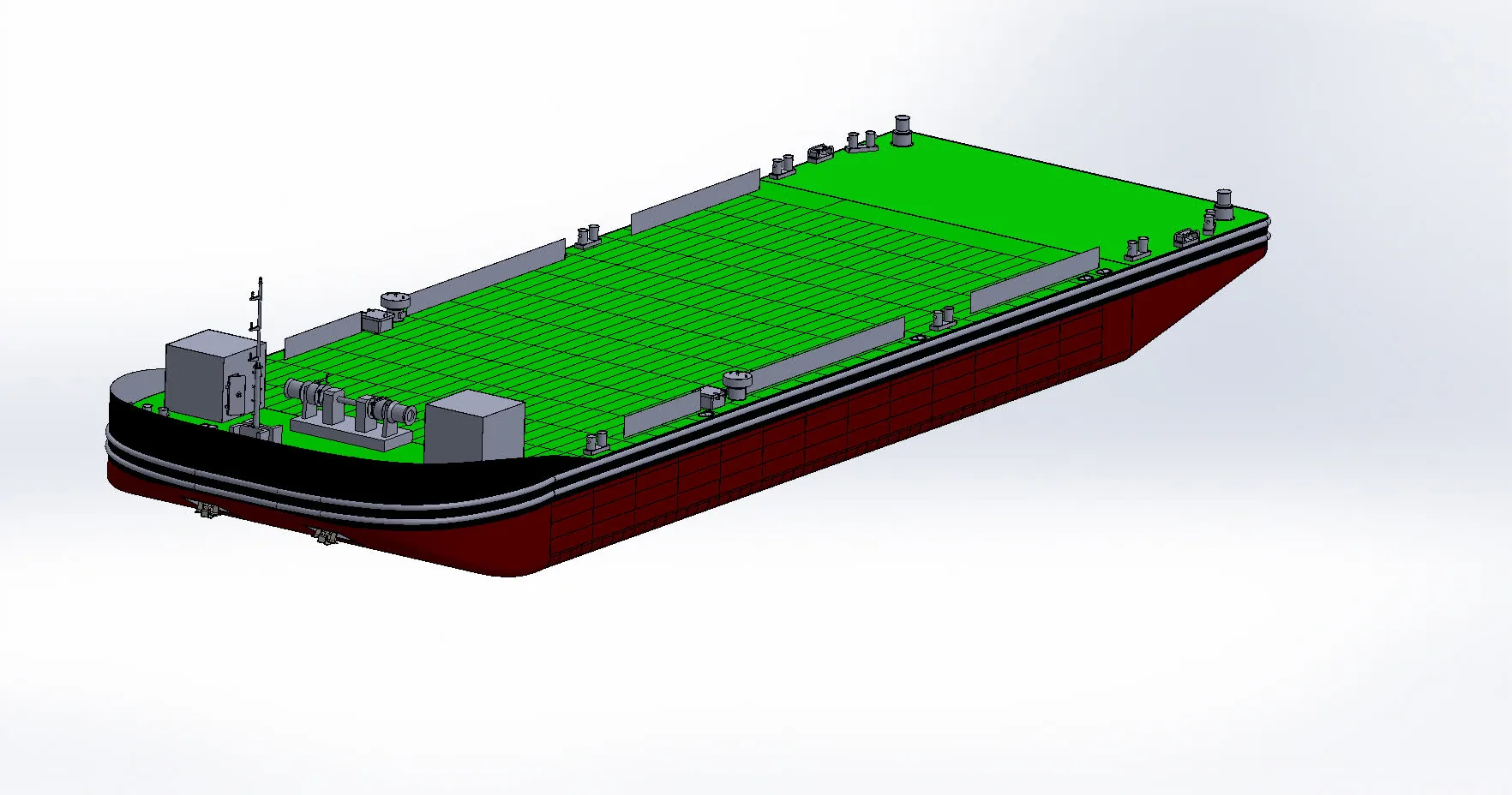 Cargo Barge view 2