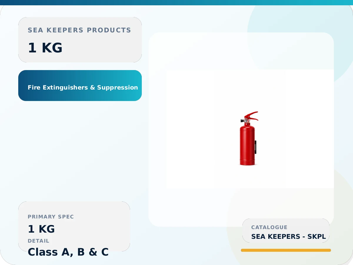 Fire Extinguisher 1 KG ABC Dry Powder | Stored Pressure Portable Type
