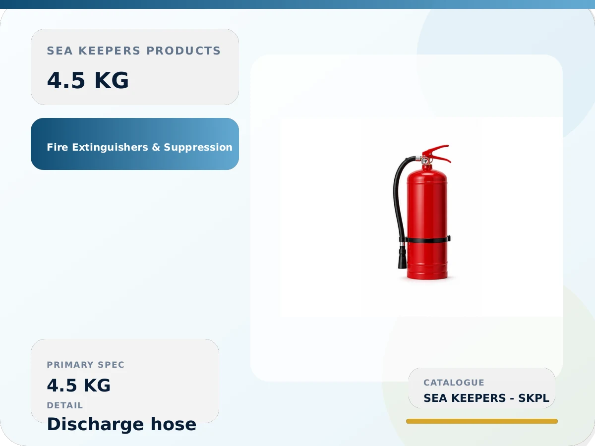 Fire Extinguisher 4.5 KG ABC Dry Powder – Stored Pressure Type
