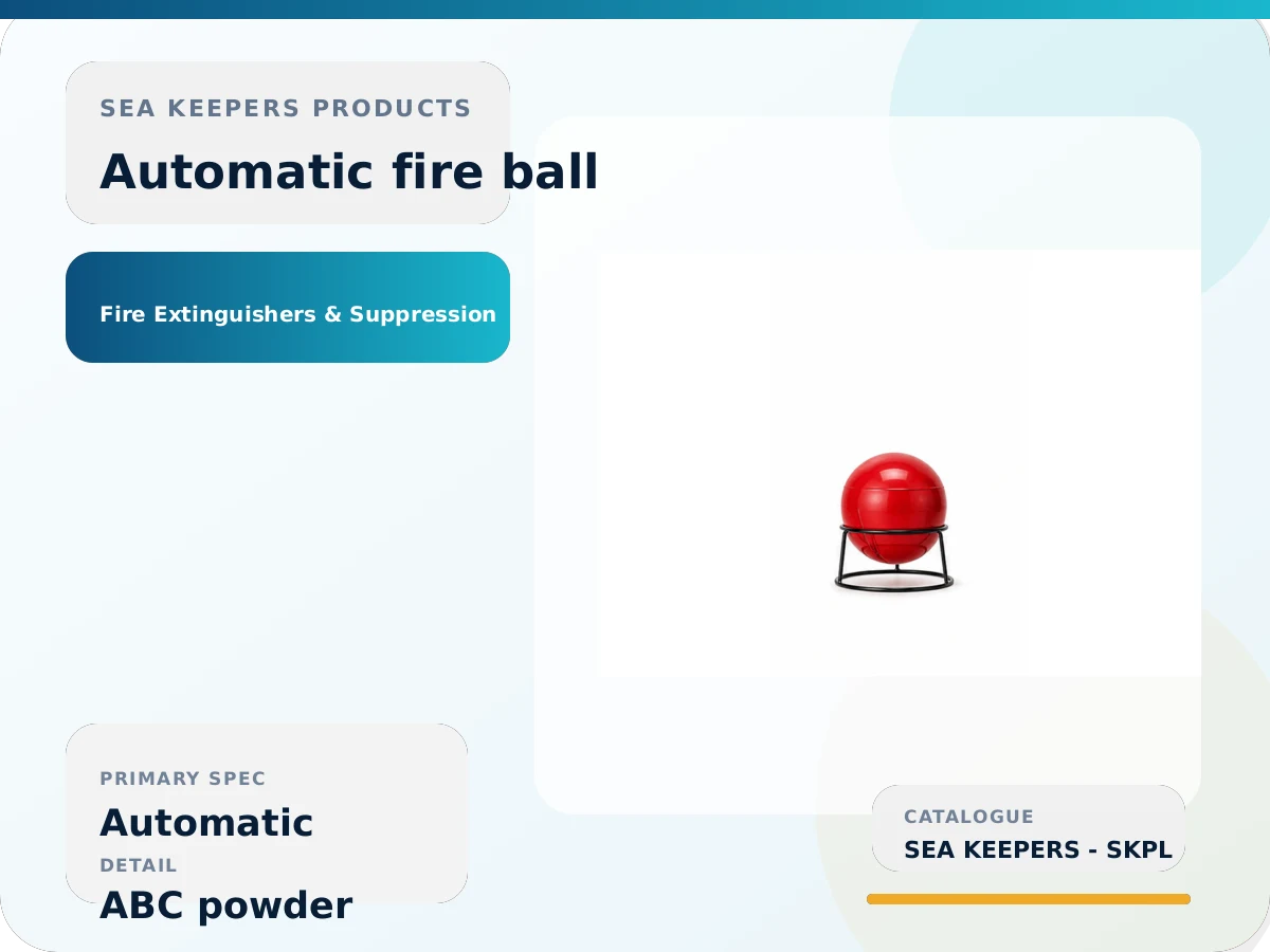 Fire Extinguisher Ball – Automatic ABC Dry Powder Fire Suppression