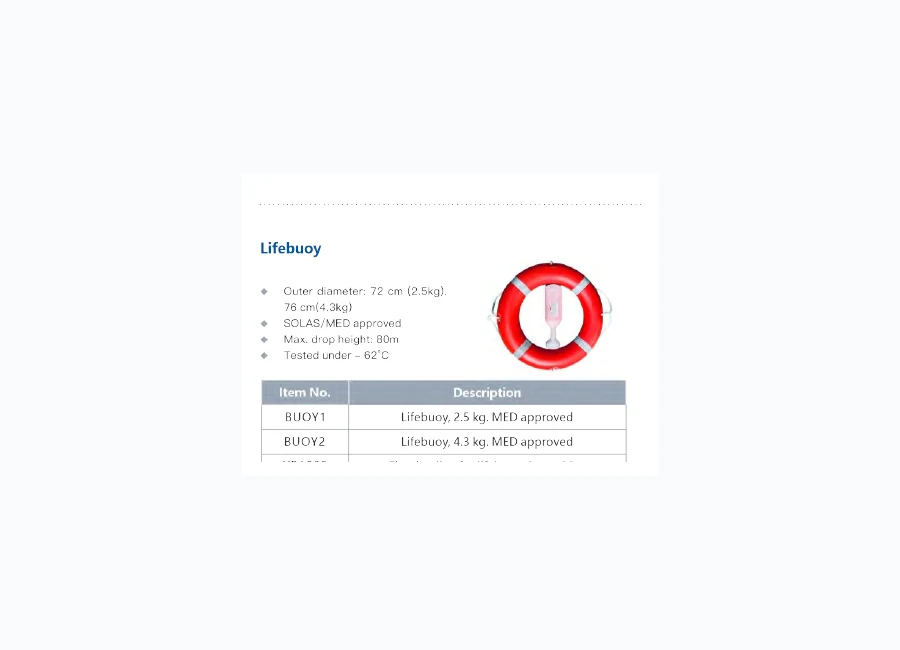 Floating Lifebuoy Line | 8 mm x 30 m