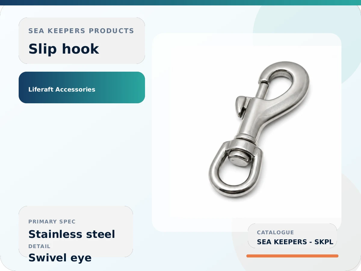 Liferaft Lashing Slip Hook
