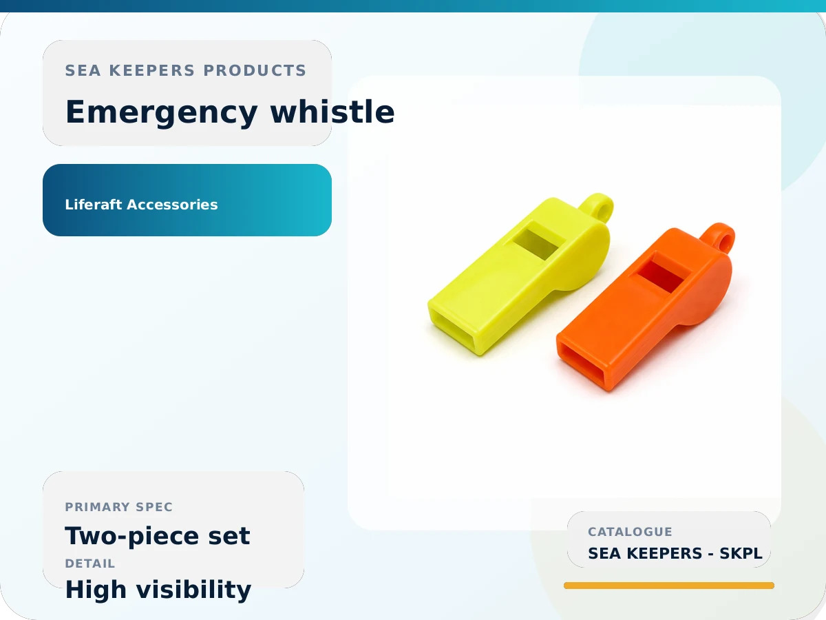 Marine Emergency Whistle Set