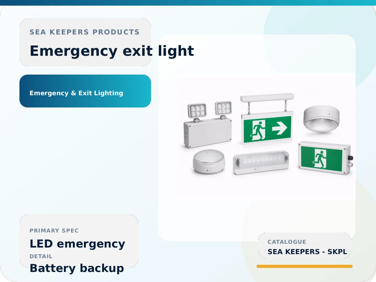 Marine LED Emergency Exit Light