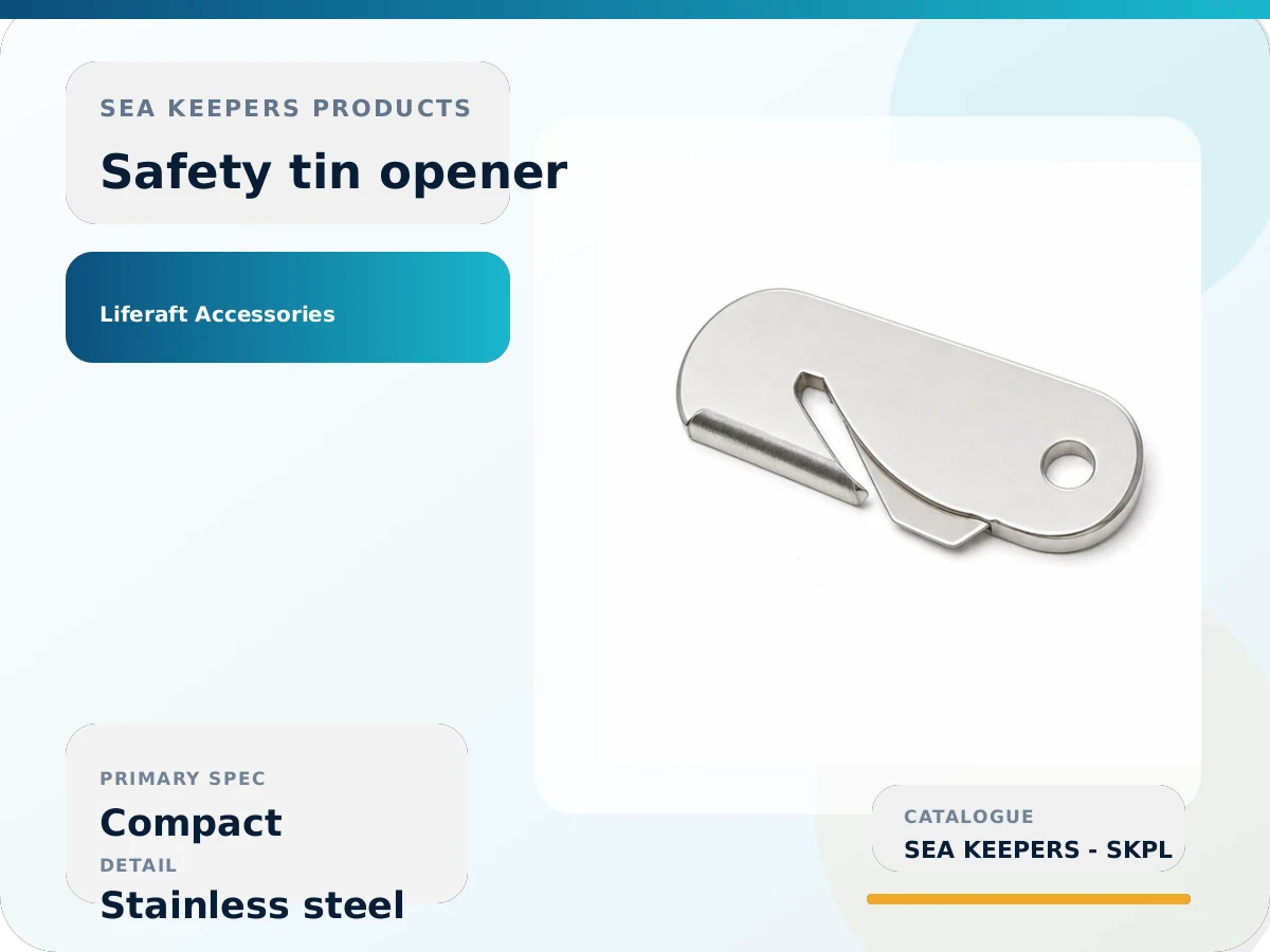 Marine Safety Tin Opener
