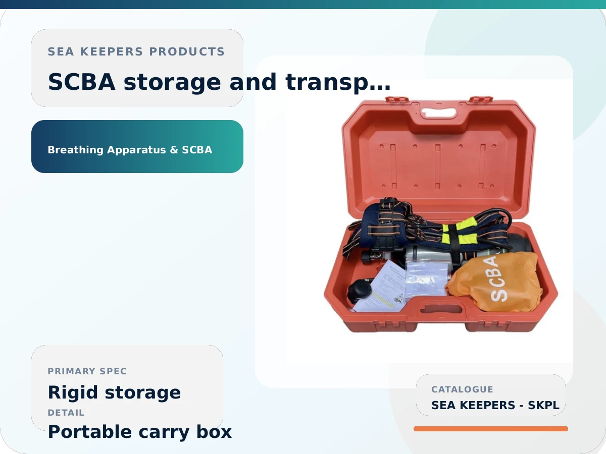 Portable SCBA Carry Box | Breathing Apparatus Storage Case
