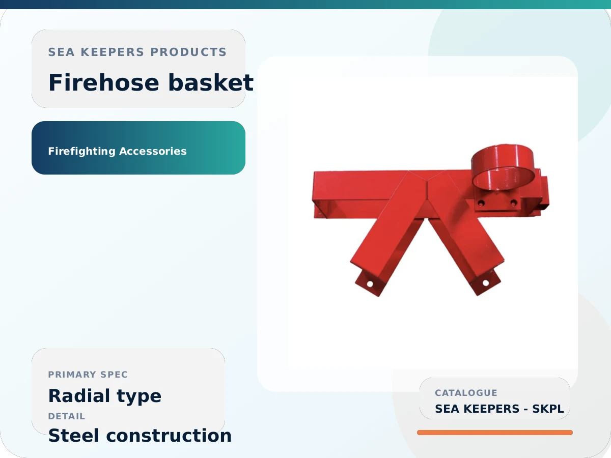 Radial Firehose Basket with Jet-Spray Nozzle Holder