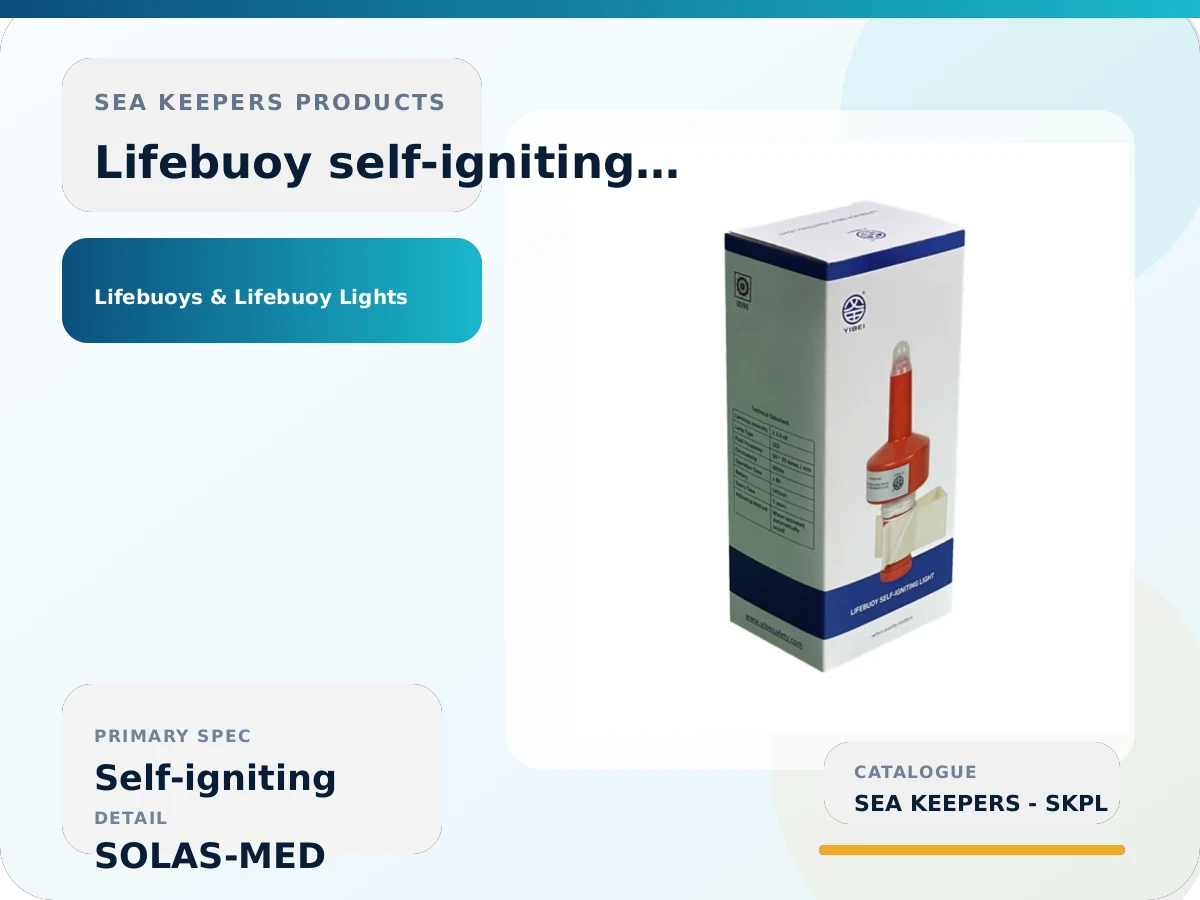 SOLAS-MED Lifebuoy Self-Igniting Light