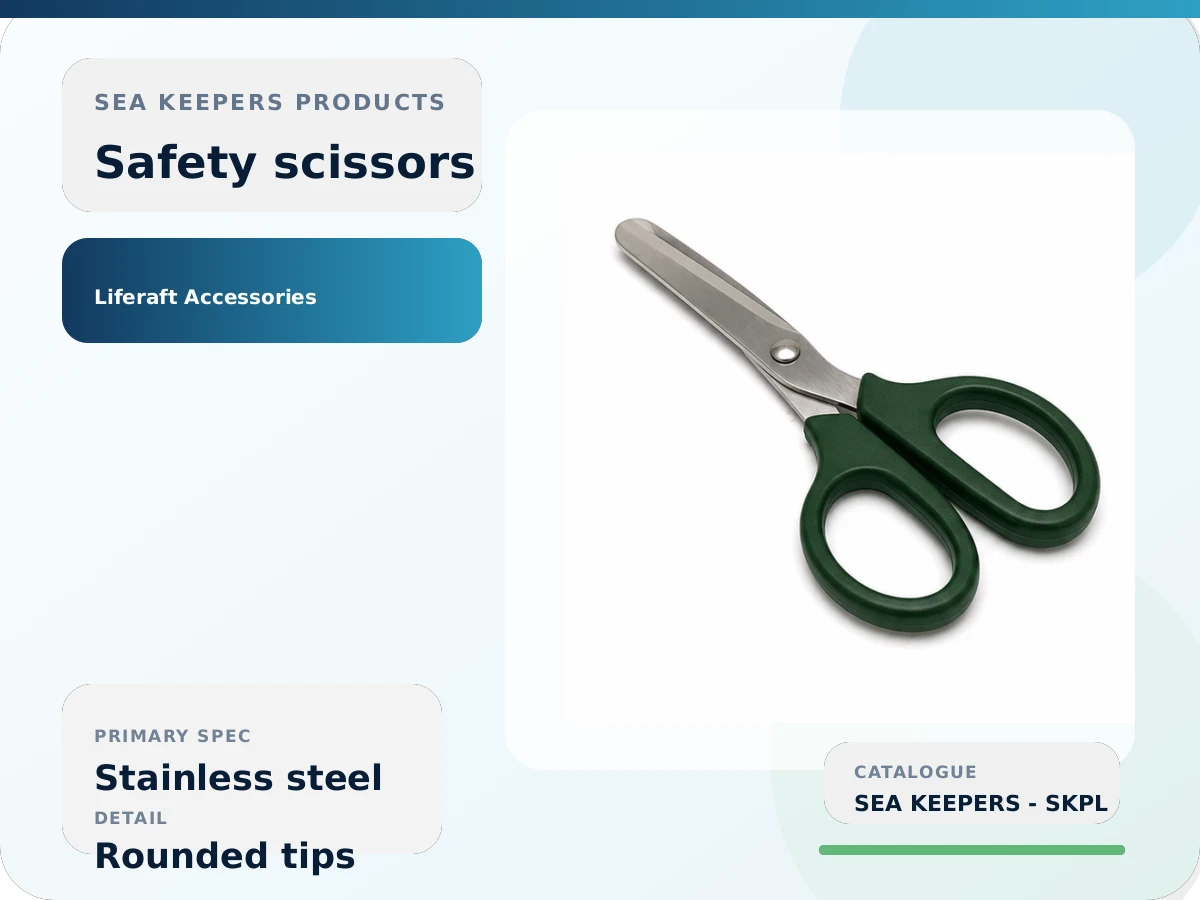 Stainless-Steel Liferaft Safety Scissors