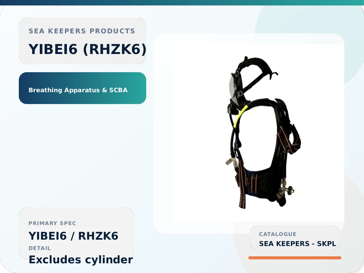 YIBEI6 SCBA (RHZK6) | Apparatus Excluding Cylinder