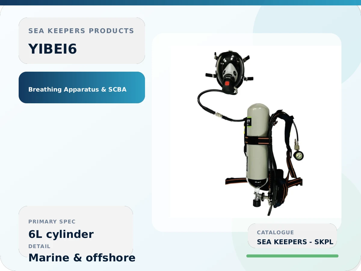 YIBEI6 Self-Contained Breathing Apparatus | 6L Marine & Offshore