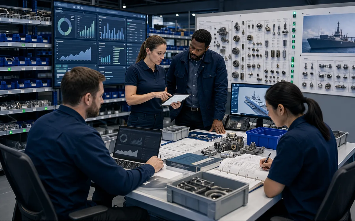 Integrated Logistics Support (ILS) & CMMS service visual